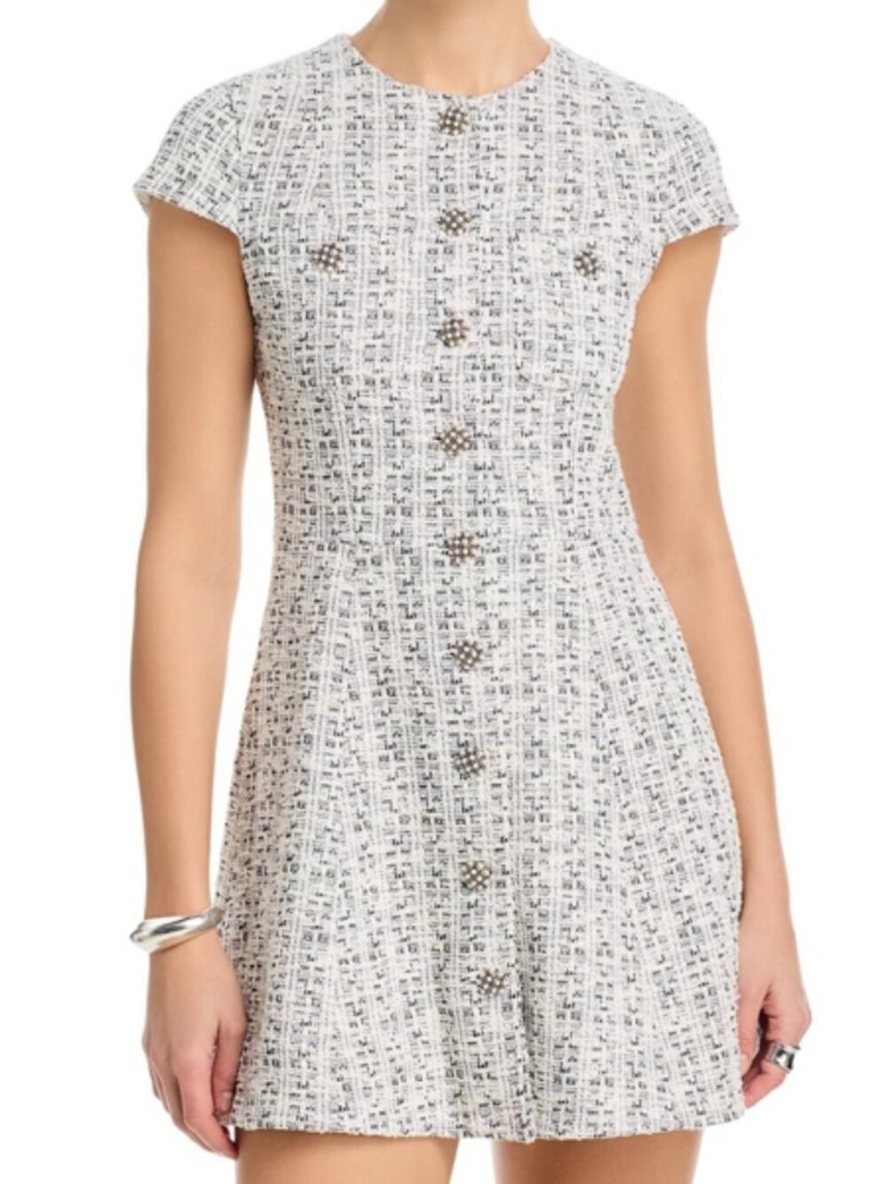 Alice and Olivia Shiloh Cap Sleeve Dress